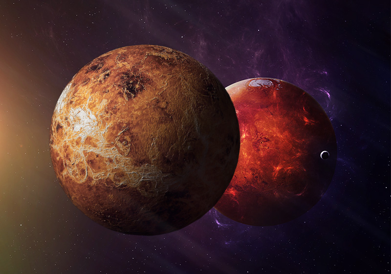 Venus Mars conjunction